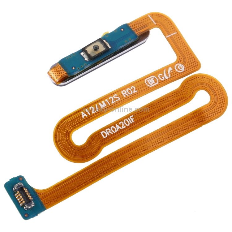 Para Samsung Galaxy M12 / A12 / SM-A125 / M125 Sensor de huellas dactilares Flex Cable (gris) - 2