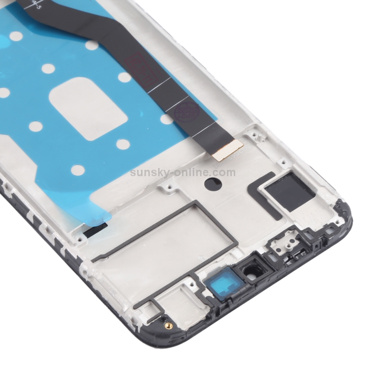 Pantalla LCD OEM para Huawei Y7 (2019) (Versión baja) Montaje completo del digitalizador con marco (Negro) - 3