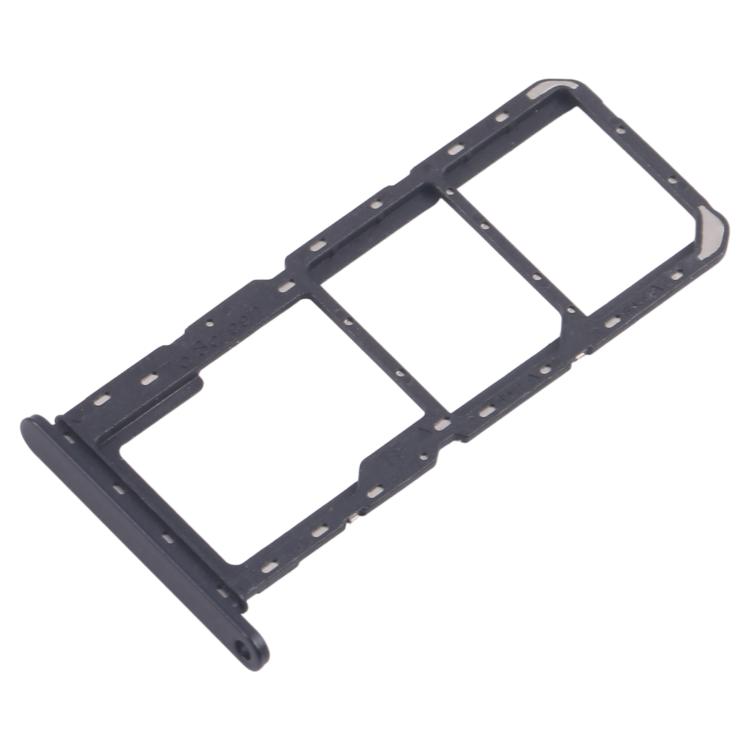 For Samsung Galaxy A14 5G SM-A146P Original SIM Card Tray + Micro SD Card Tray (Black) - 1