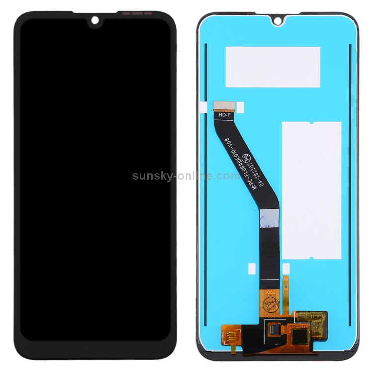Montaje completo de pantalla LCD y digitalizador para Huawei Y6s 2019 (negro) - 2
