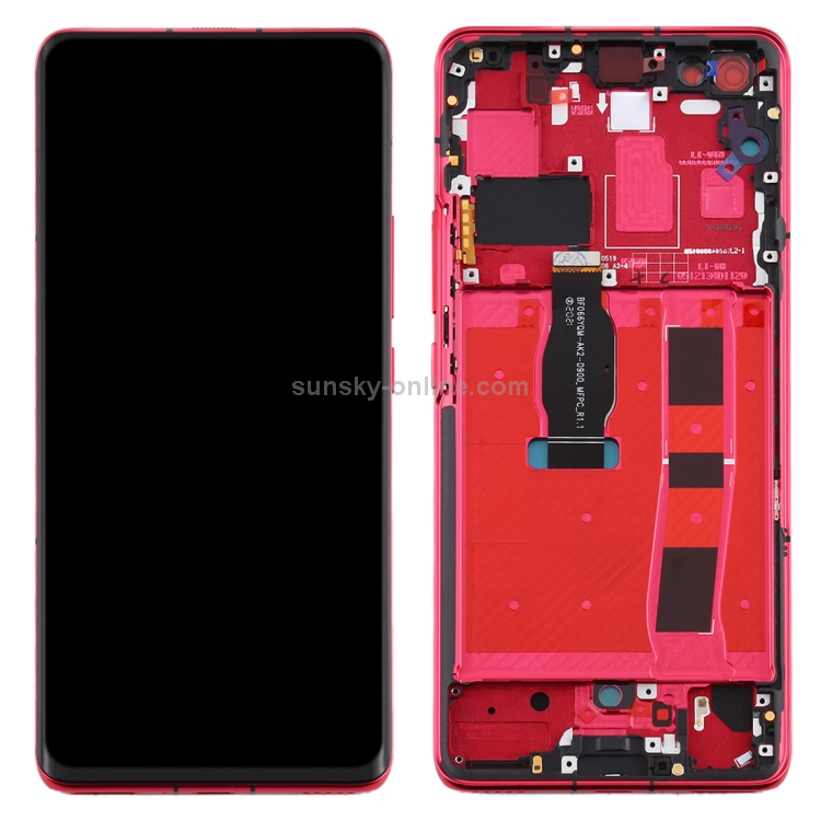 Pantalla LCD OLED original para Huawei Nova 7 Pro 5G Digitalizador Asamblea completa con marco (Rojo) - 2