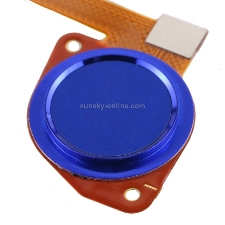 Cable flexible de sensor de huellas dactilares para Motorola Moto G9 Play (azul oscuro) - 3
