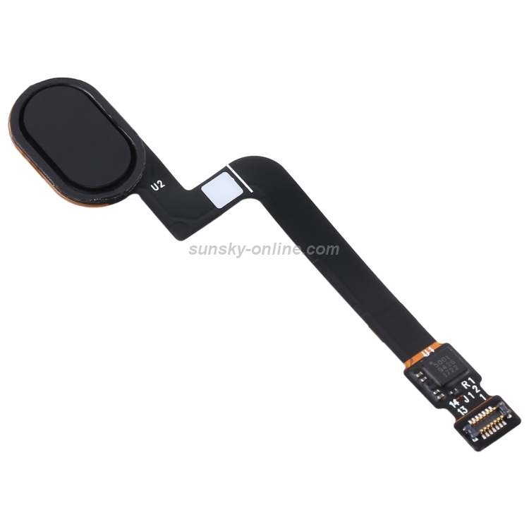 Cable flexible de sensor de huellas dactilares para Motorola Moto G5S XT1793 XT1794 XT1792 XT1799-2 (Negro) - 1