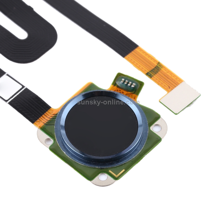 Cable flexible de sensor de huellas dactilares para Motorola Moto G6 Play (azul) - 3