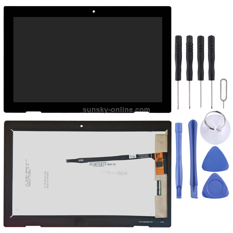 Pantalla LCD FHD1920x1080 OEM para Lenovo IdeaPad D330 N5000 D330-10IGM con montaje completo de digitalizador (negro) - 1