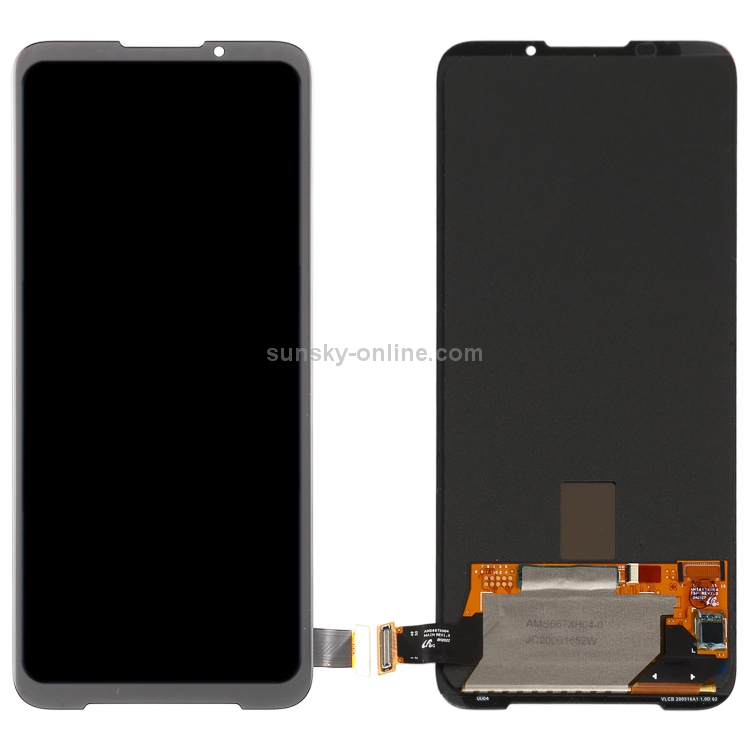 Original Amoled Material Lcd Screen And Digitizer Full Assembly For Xiaomi Black Shark 3s 6203