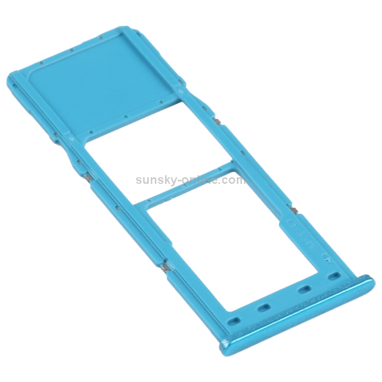 For Samsung Galaxy A12 SMA125 SIM Card Tray + Micro SD Card Tray (Green)