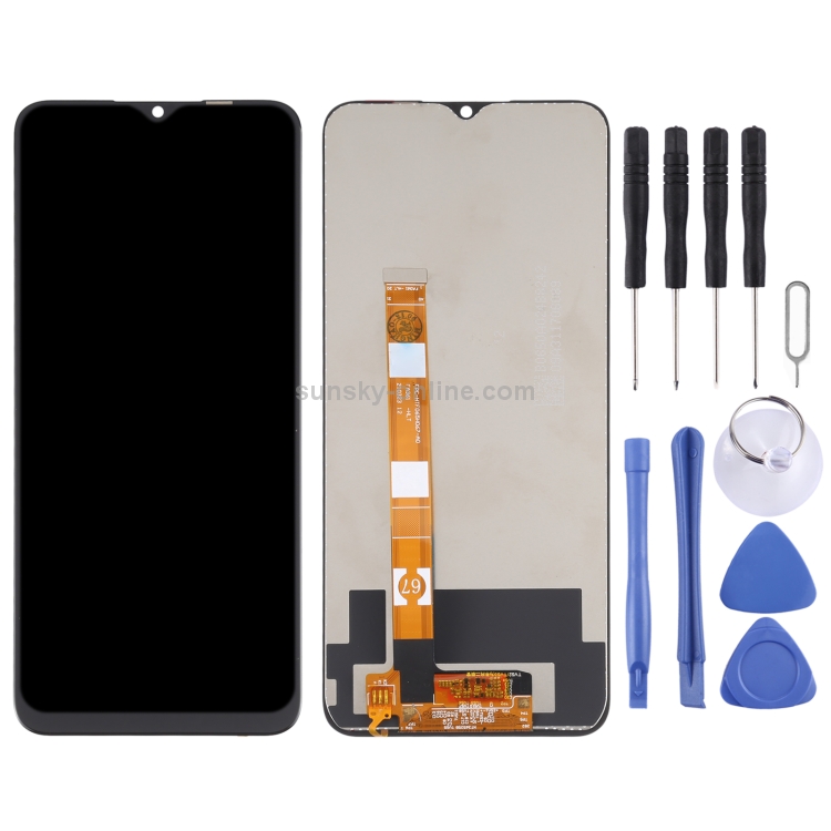 LCD Screen and Digitizer Full Assembly for OPPO Realme C25 RMX3193 RMX3191 - 1
