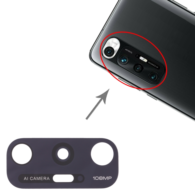 10 PCS Back Camera Lens for Xiaomi Mi 10s M2102J2SC - 3