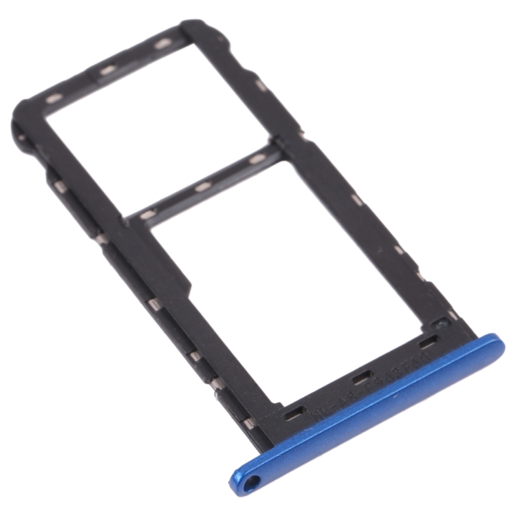 SIM Card Tray + Micro SD Card Tray for ZTE Blade A51 (Blue) - 2