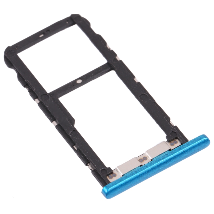 SIM Card Tray + SIM Card Tray / Micro SD Card Tray for ZTE Blade V10 Vita (Blue) - 2