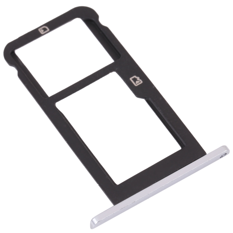 SIM Card Tray + Micro SD Card Tray for ZTE Blade Z Max Z982 (Silver) - 1