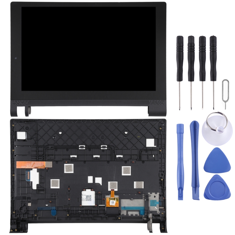 LCD Screen and Digitizer Full Assembly with Frame for Lenovo Yoga Tab 3 (10 inch) YT3-X50, YT3-X50F, YT3-X50M(Black) - 1