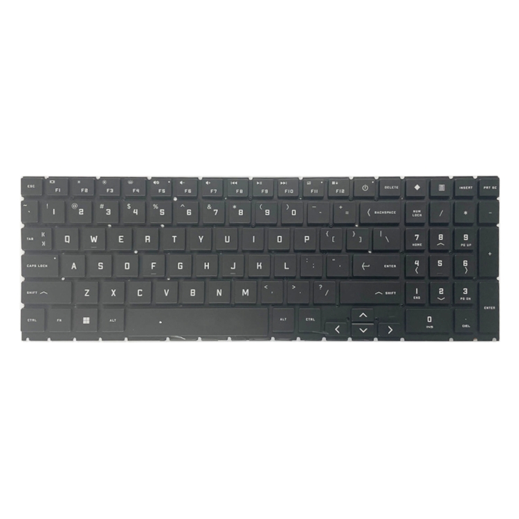 US Version Keyboard with Colorful Backlight / Number Key