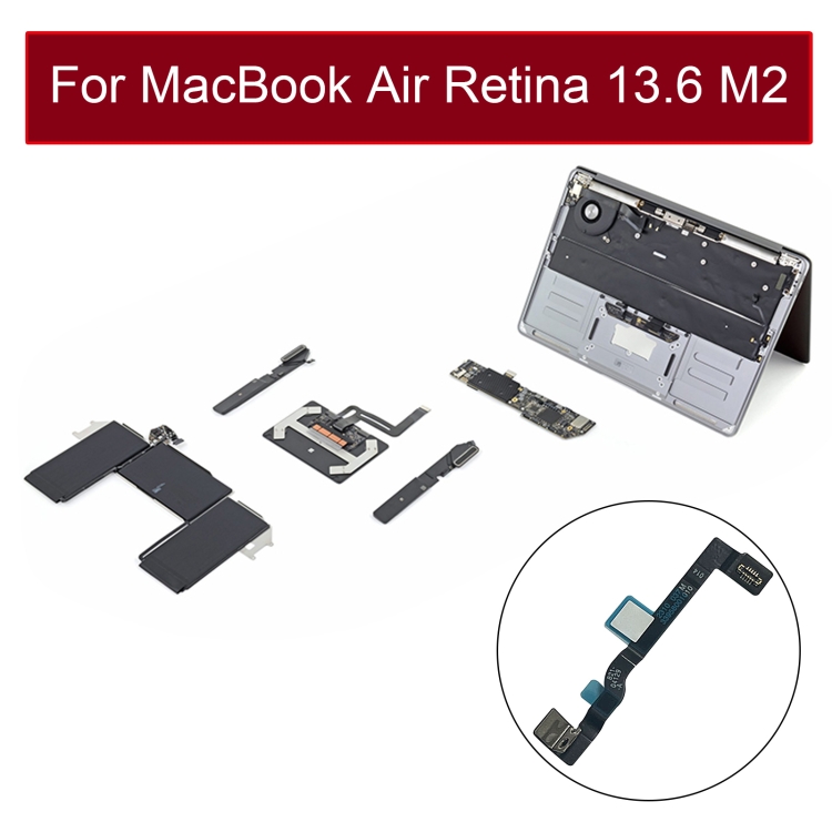 821-03871-02A cubierta de pantalla LCD Sensor de ángulo Cable de suspensión para MacBook Air Retina 13,6 M2 A2681 2022 EMC4074 - 3