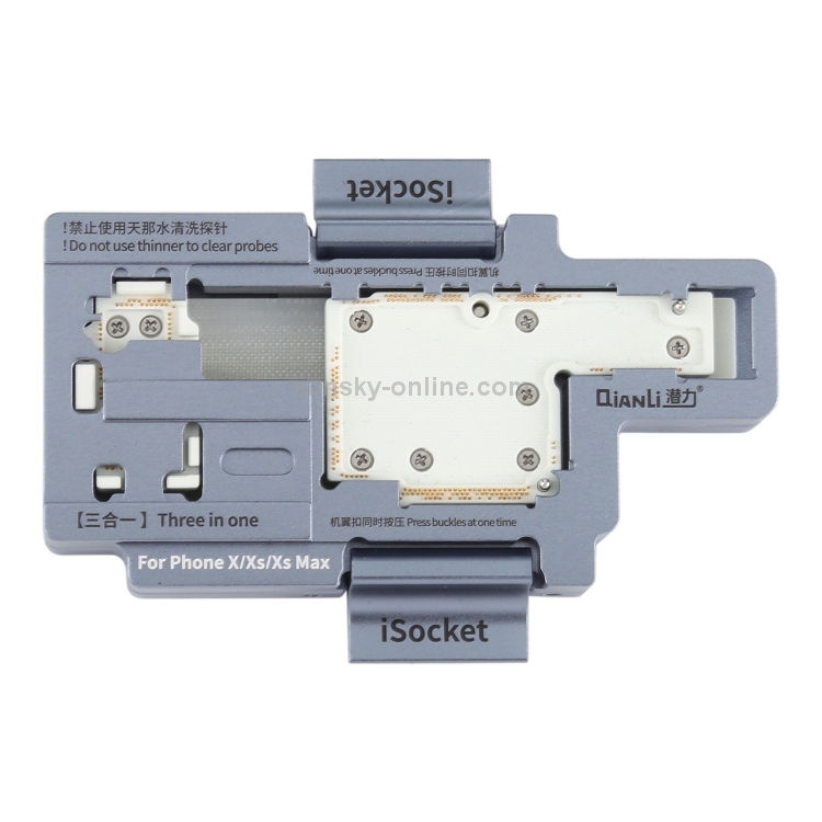 Qianli iSocket 3 In 1 Motherboard Layered Test Frame Upper Lower Layers Logic Board Function Fast Test Holder For iPhone X / XS / XS Max - 1