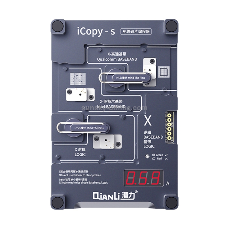 Qianli iCopy-S Double Sided Chip Test Stand 4 in1 Logic Baseband EEPROM Chip Non-removal For iPhone X / XS / XR / XS Max - 2