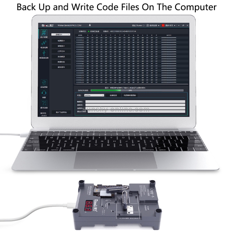 Qianli iCopy-S Double Sided Chip Test Stand 4 in1 Logic Baseband EEPROM Chip Non-removal For iPhone X / XS / XR / XS Max - 6