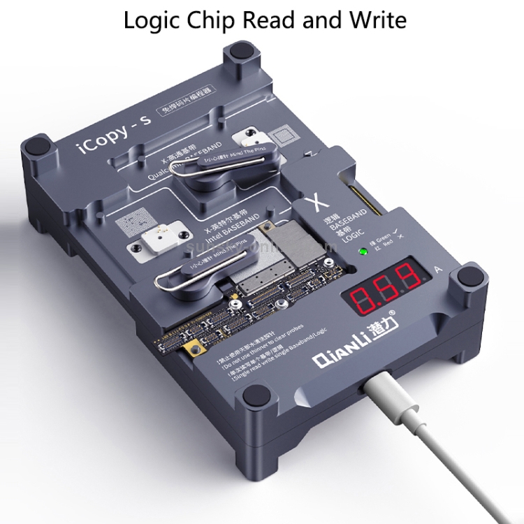 Qianli iCopy-S Double Sided Chip Test Stand 4 in1 Logic Baseband EEPROM Chip Non-removal For iPhone X / XS / XR / XS Max - 7