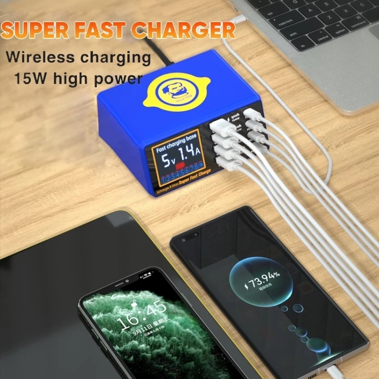 Mechanic icharge 8 Max QC 3.0 USB Smart Charger Support Fastcharging ...