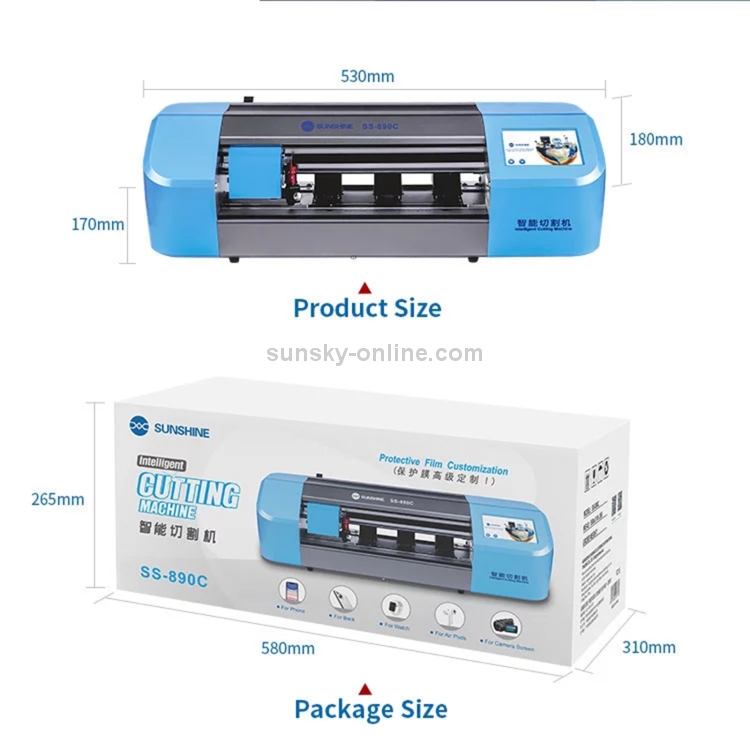 SUNSHINE SS-890C Smart Laser Precision Cutting Machine, AU Plug - 1