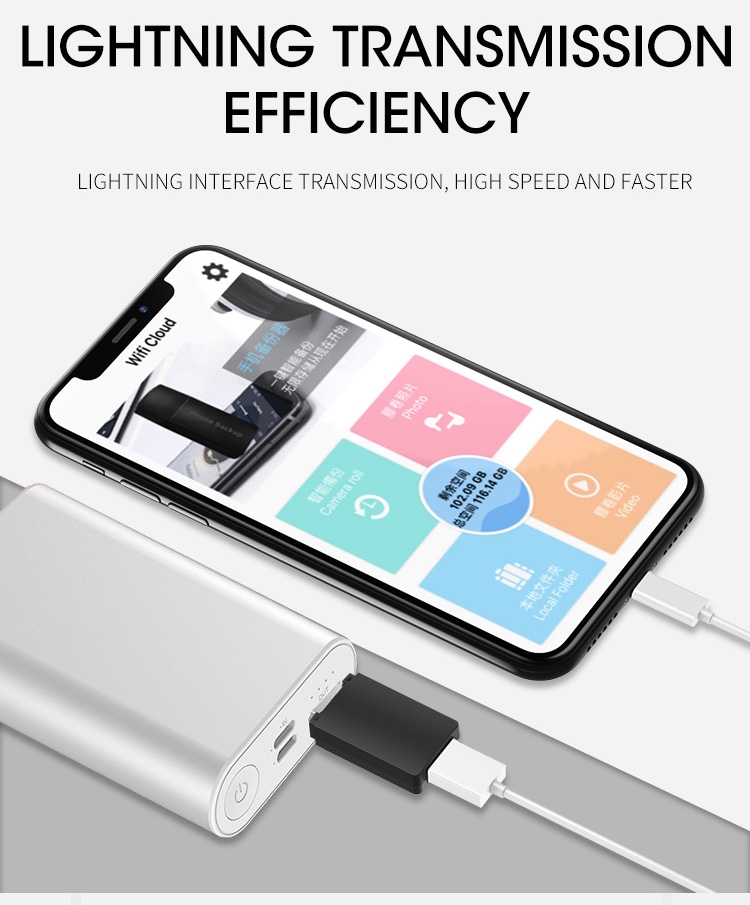 Apple backup efficiently transmits massive storage MicroSD/TF portable U disk Apple backup efficiently transmits massive storage MicroSD/TF portable U disk