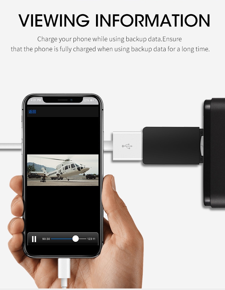 Apple backup efficiently transmits massive storage MicroSD/TF portable U disk Apple backup efficiently transmits massive storage MicroSD/TF portable U disk
