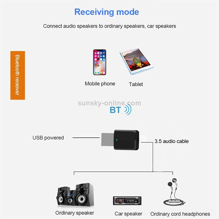 ZF169 Bluetooth5.0 Audio Receiver USB Bluetooth Adapter Bluetooth Transmitter Support Win8/10 ZF169 Bluetooth5.0 Audio Receiver USB Bluetooth Adapter Bluetooth Transmitter Support Win8/10