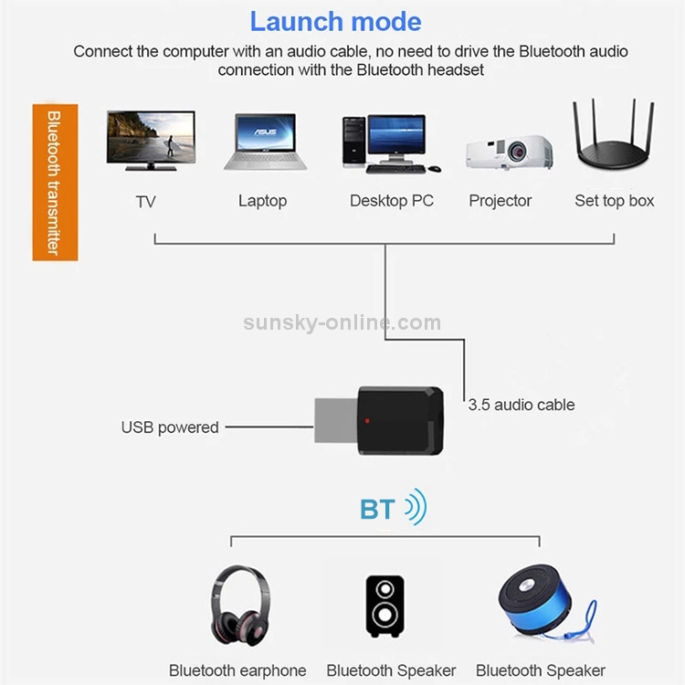 ZF169 Bluetooth5.0 Audio Receiver USB Bluetooth Adapter Bluetooth Transmitter Support Win8/10 ZF169 Bluetooth5.0 Audio Receiver USB Bluetooth Adapter Bluetooth Transmitter Support Win8/10