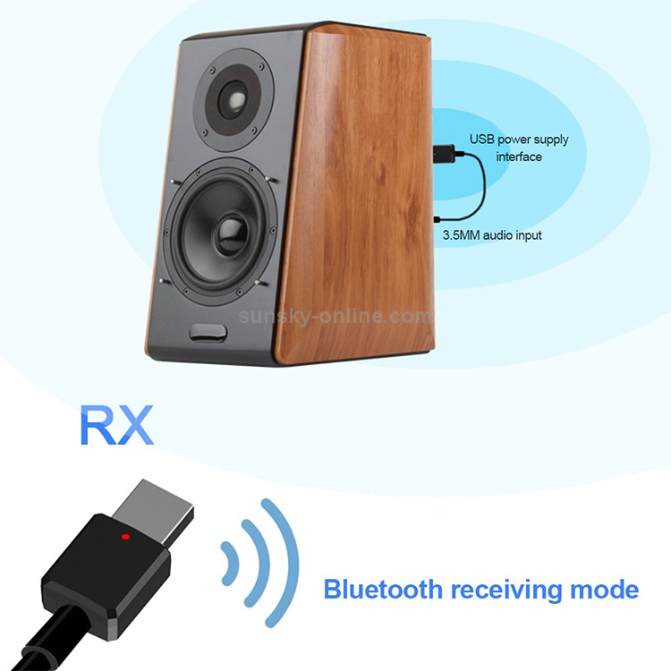 ZF169 Bluetooth5.0 Audio Receiver USB Bluetooth Adapter Bluetooth Transmitter Support Win8/10 ZF169 Bluetooth5.0 Audio Receiver USB Bluetooth Adapter Bluetooth Transmitter Support Win8/10