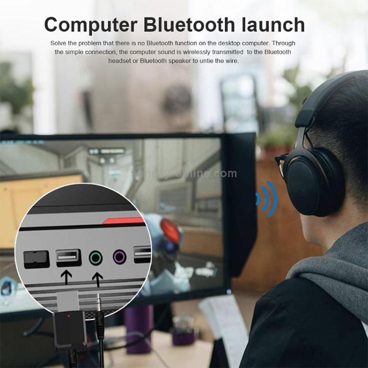 ZF169 Bluetooth5.0 Audio Receiver USB Bluetooth Adapter Bluetooth Transmitter Support Win8/10 ZF169 Bluetooth5.0 Audio Receiver USB Bluetooth Adapter Bluetooth Transmitter Support Win8/10