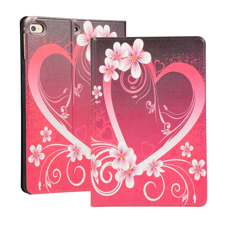 Painted Pattern Horizontal Flip Leather Case for iPad mini 4 / mini 2019, with Holder & Sleep / Wake-up Function(Love) Painted Pattern Horizontal Flip Leather Case for iPad mini 4 / mini 2019, with Holder & Sleep / Wake-up Function(Love)