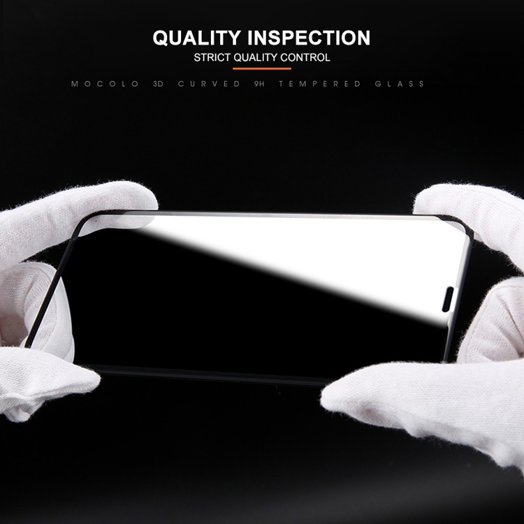For iPhone X/XS/11 Pro 25pcs 10D Full Glue Silk Print Tempered Glass Film (Black)