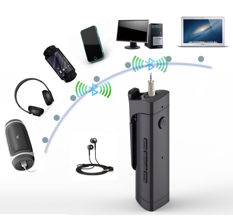 Mini sports collar-clip bluetooth audio receiver wired headset bluetooth headset Mini sports collar-clip bluetooth audio receiver wired headset bluetooth headset