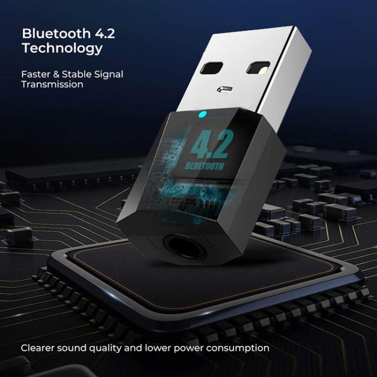 Stereo Car Bluetooth Audio Receiver 4.2 Bluetooth Adapter 3.5mm USB Bluetooth Receiver Stereo Car Bluetooth Audio Receiver 4.2 Bluetooth Adapter 3.5mm USB Bluetooth Receiver