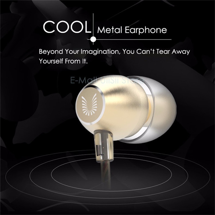 UiiSii In-Ear Earphone Metal Heavy Bass Sound Quality Music Earphone Noise Cancelling Headset(Golden) UiiSii In-Ear Earphone Metal Heavy Bass Sound Quality Music Earphone Noise Cancelling Headset(Golden)