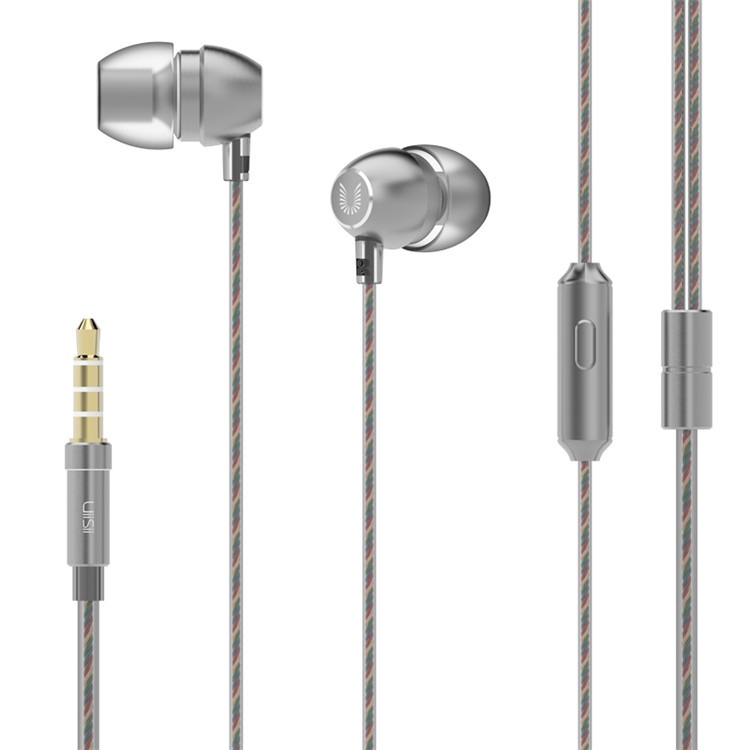 UiiSii In-Ear Earphone Metal Heavy Bass Sound Quality Music Earphone Noise Cancelling Headset(Golden) UiiSii In-Ear Earphone Metal Heavy Bass Sound Quality Music Earphone Noise Cancelling Headset(Golden)