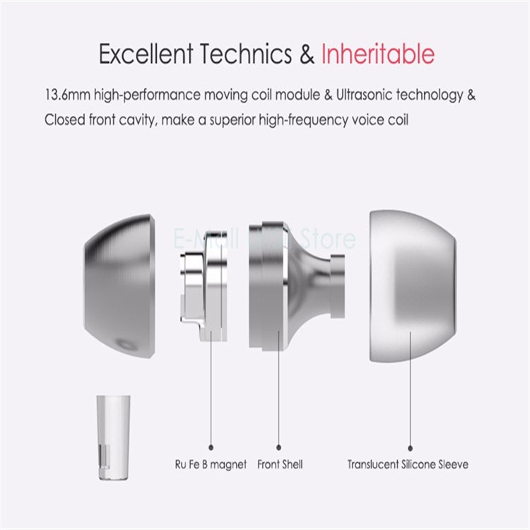 UiiSii HM7 In-ear Headphones Super Bass Stereo Earphone with Microphone Metal 3.5mm for iPhone /Samsung Mobile Phone Go pro MP3(pink) UiiSii HM7 In-ear Headphones Super Bass Stereo Earphone with Microphone Metal 3.5mm for iPhone /Samsung Mobile Phone Go pro MP3(pink)