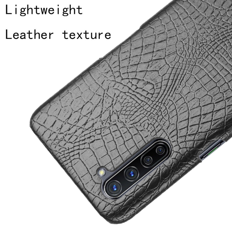 Para OPPO Find X2 Lite / Reno 3 5G Funda PC + PU con textura de cocodrilo