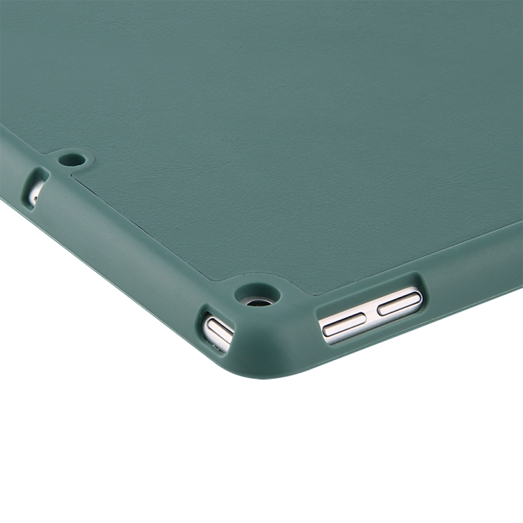 For iPad 10.2 Honeycomb Ventilation Foldable Deformation Horizontal Flip PU Leather Case with 3-Folding Holder & Pen Slot & Smart Sleep / Wake-up(Black)