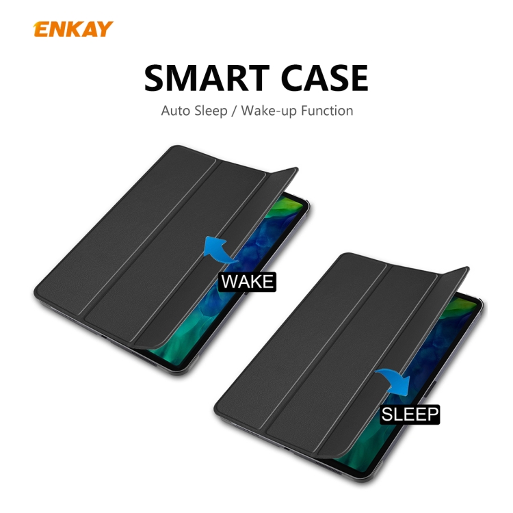 For iPad Pro 11 2022 / 2020 / 2021 ENKAY ENK-8001 Denim Pattern Horizontal Flip Leather Smart Tablet Case with Holder(Black) For iPad Pro 11 2022 / 2020 / 2021 ENKAY ENK-8001 Denim Pattern Horizontal Flip Leather Smart Tablet Case with Holder(Black)