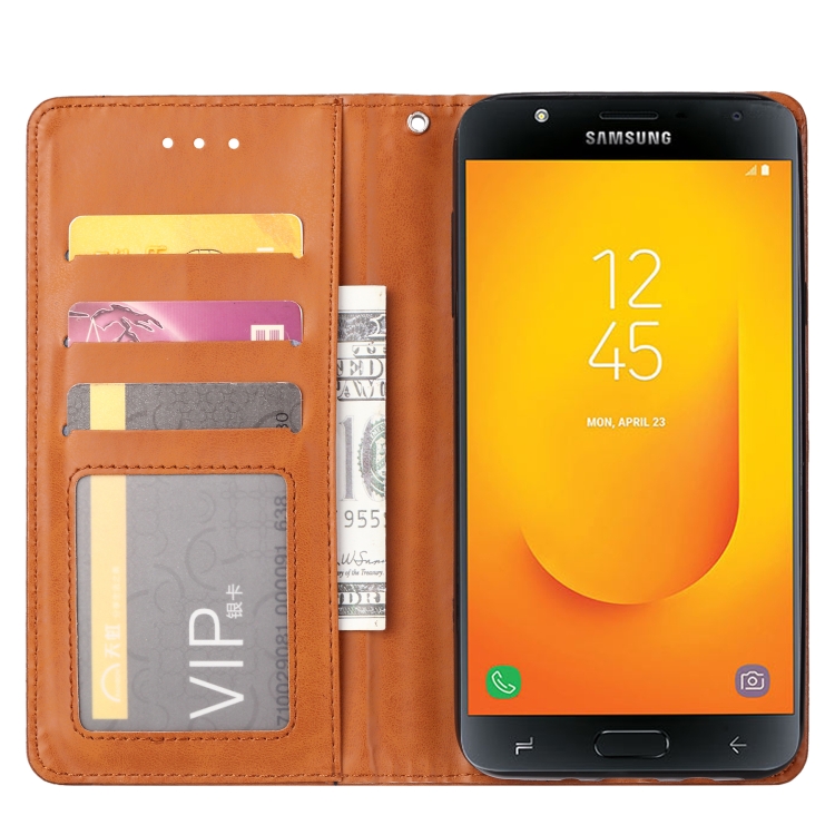 Knead Skin Texture Horizontal Flip Leather Case for Galaxy J7 DUO / J720F, with Photo Frame & Holder & Card Slots & Wallet(Black) Knead Skin Texture Horizontal Flip Leather Case for Galaxy J7 DUO / J720F, with Photo Frame & Holder & Card Slots & Wallet(Black)