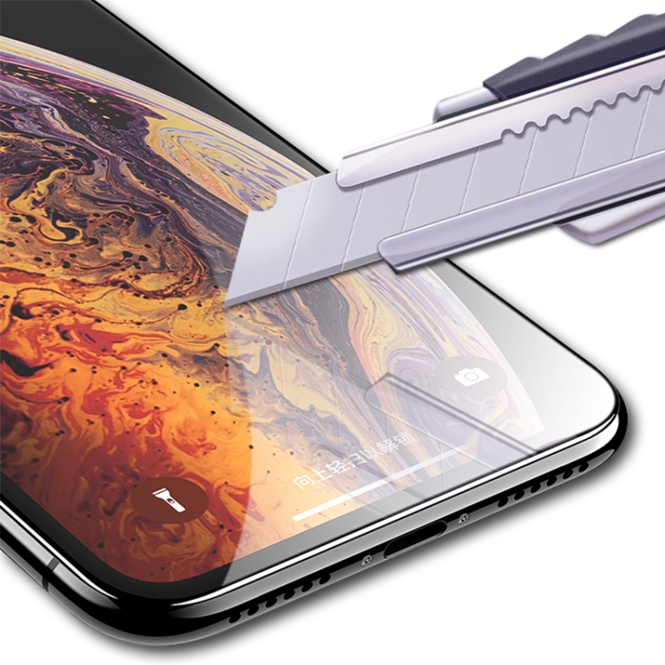 For iPhone 11 / XR /XR mocolo 0.33mm 9H 3D Curve Full Screen Matte Tempered Glass Film