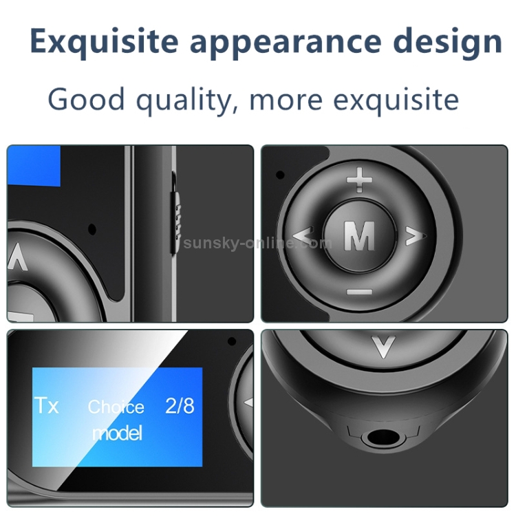T13 Bluetooth 5.0 Drive-free USB Bluetooth Receiver and Transmitter with Screen T13 Bluetooth 5.0 Drive-free USB Bluetooth Receiver and Transmitter with Screen
