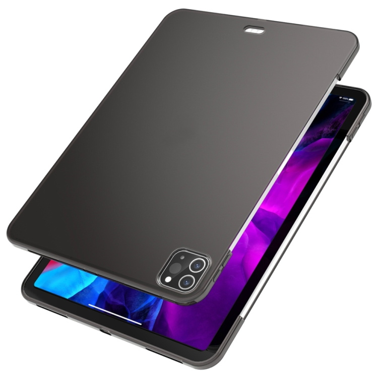 For iPad Pro 12.9 inch (2021) / (2020) Shockproof Soft TPU Protective Tablet Case(Transparent Black) For iPad Pro 12.9 inch (2021) / (2020) Shockproof Soft TPU Protective Tablet Case(Transparent Black)