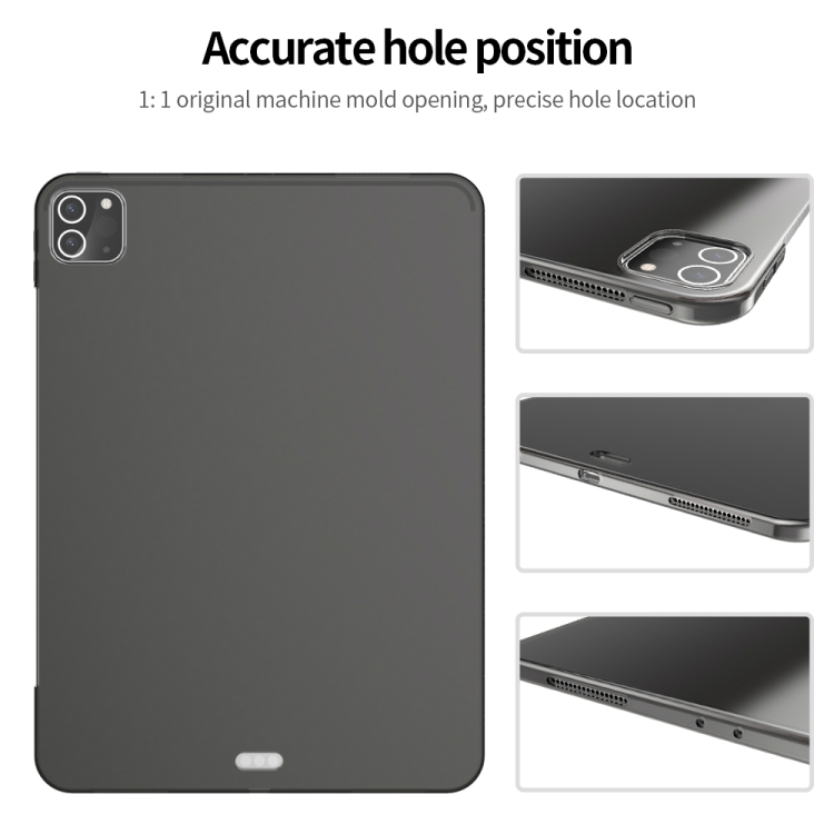 For iPad Pro 12.9 inch (2021) / (2020) Shockproof Soft TPU Protective Tablet Case(Transparent Black) For iPad Pro 12.9 inch (2021) / (2020) Shockproof Soft TPU Protective Tablet Case(Transparent Black)