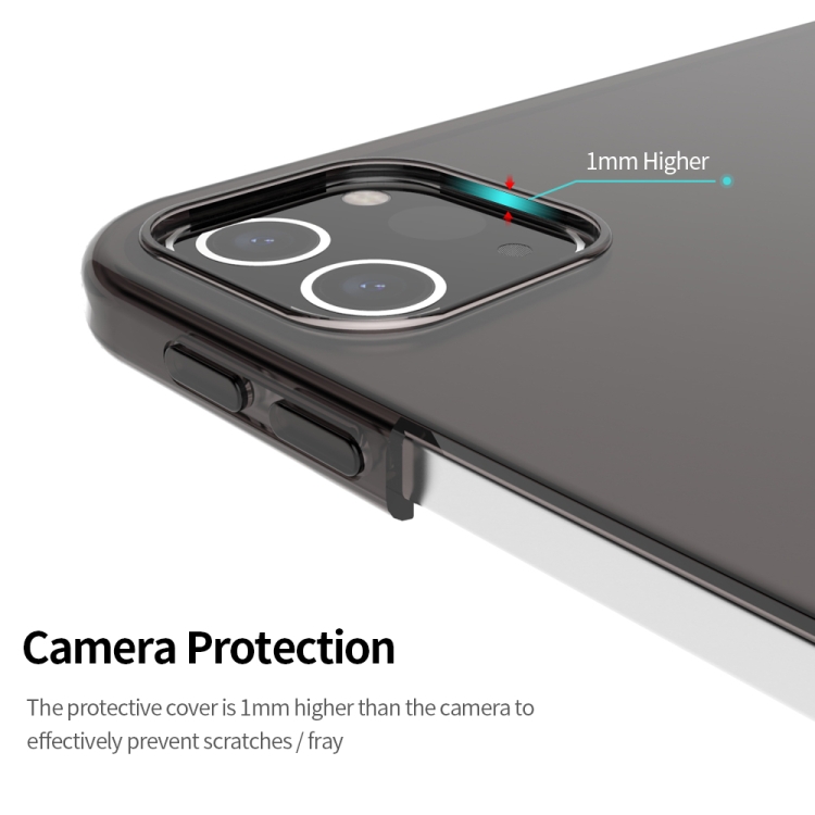For iPad Pro 12.9 inch (2021) / (2020) Shockproof Soft TPU Protective Tablet Case(Transparent Black) For iPad Pro 12.9 inch (2021) / (2020) Shockproof Soft TPU Protective Tablet Case(Transparent Black)