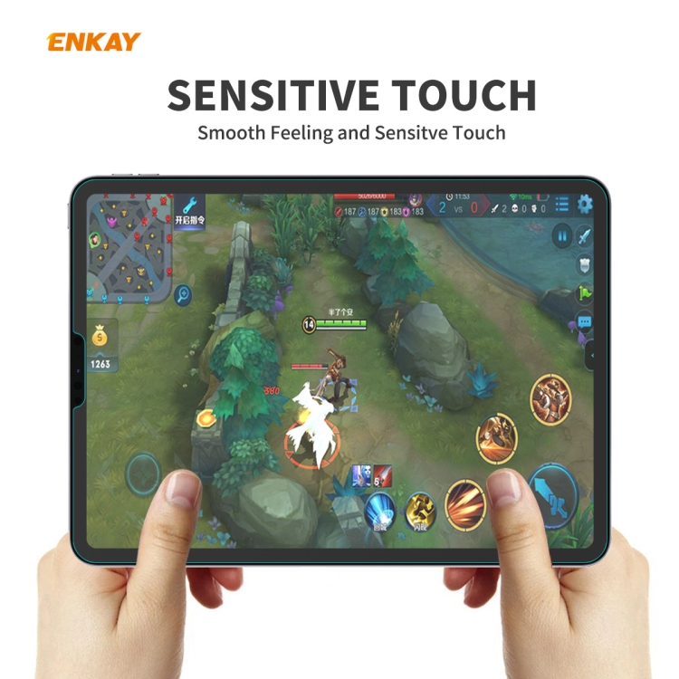 For iPad Pro 11 2022 / 2021/ 2020 / 2018 2 PCS ENKAY Hat-Prince 0.33mm 9H Surface Hardness 2.5D Explosion-proof Tempered Glass Protector For iPad Pro 11 2022 / 2021/ 2020 / 2018 2 PCS ENKAY Hat-Prince 0.33mm 9H Surface Hardness 2.5D Explosion-proof Tempered Glass Protector