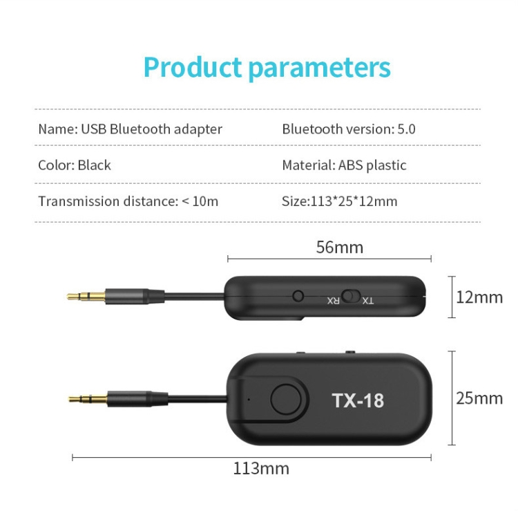 TX18 CSR8670 Bluetooth 5.0 Wireless Audio Receiving And Transmitting Two-in-one AptX AptxLL Support One-Drag-Two TX18 CSR8670 Bluetooth 5.0 Wireless Audio Receiving And Transmitting Two-in-one AptX AptxLL Support One-Drag-Two