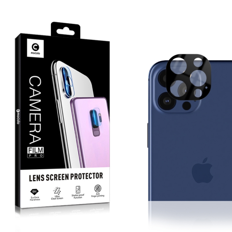 For iPhone 12 Pro Max mocolo 0.15mm 9H 2.5D Round Edge Rear Camera Lens Tempered Glass Film(Black) For iPhone 12 Pro Max mocolo 0.15mm 9H 2.5D Round Edge Rear Camera Lens Tempered Glass Film(Black)